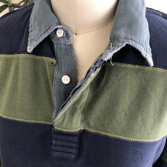 LF Furst of a Kind vintage distressed rugby - Picture 3 of 4